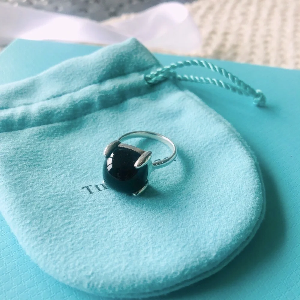 Tiffany & Co Paloma Picasso Sugar Stacks Black Onyx Ring